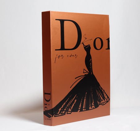 Caixa Livro Dior For Ever Metalizado 36cm - Ela Decora