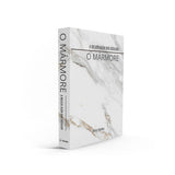 Caixa Livro Marmore Branco 36cm - Ela Decora