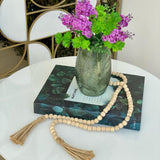 Caixa Livro Nature Preto e Verde 36cm - Ela Decora