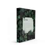 Caixa Livro Nature Preto e Verde 36cm - Ela Decora