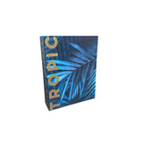 Caixa Livro Tropic Azul 26cm - Ela Decora
