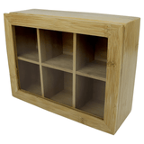 Caixa Porta Chá com tampa transparente