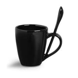 Caneca com Colher Preta - Ela Decora