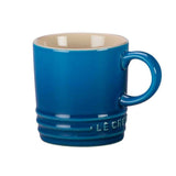 Caneca De Cappuccino Cerâmica Azul Marseille Le Creuset - 200 ml - Ela Decora