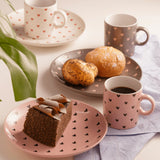 Caneca de Cerâmica Coração Branco 240ml - Ela Decora