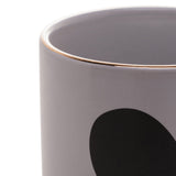 Caneca de Porcelana Branca Fio de Ouro Big Heart Coração - 350 ml - Ela Decora