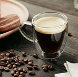 Caneca Parede Dupla Transparente 350ml - Ela Decora