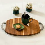 Caneca Porcelana Verde Drops com Detalhe Metalizado - 400ml - Ela Decora