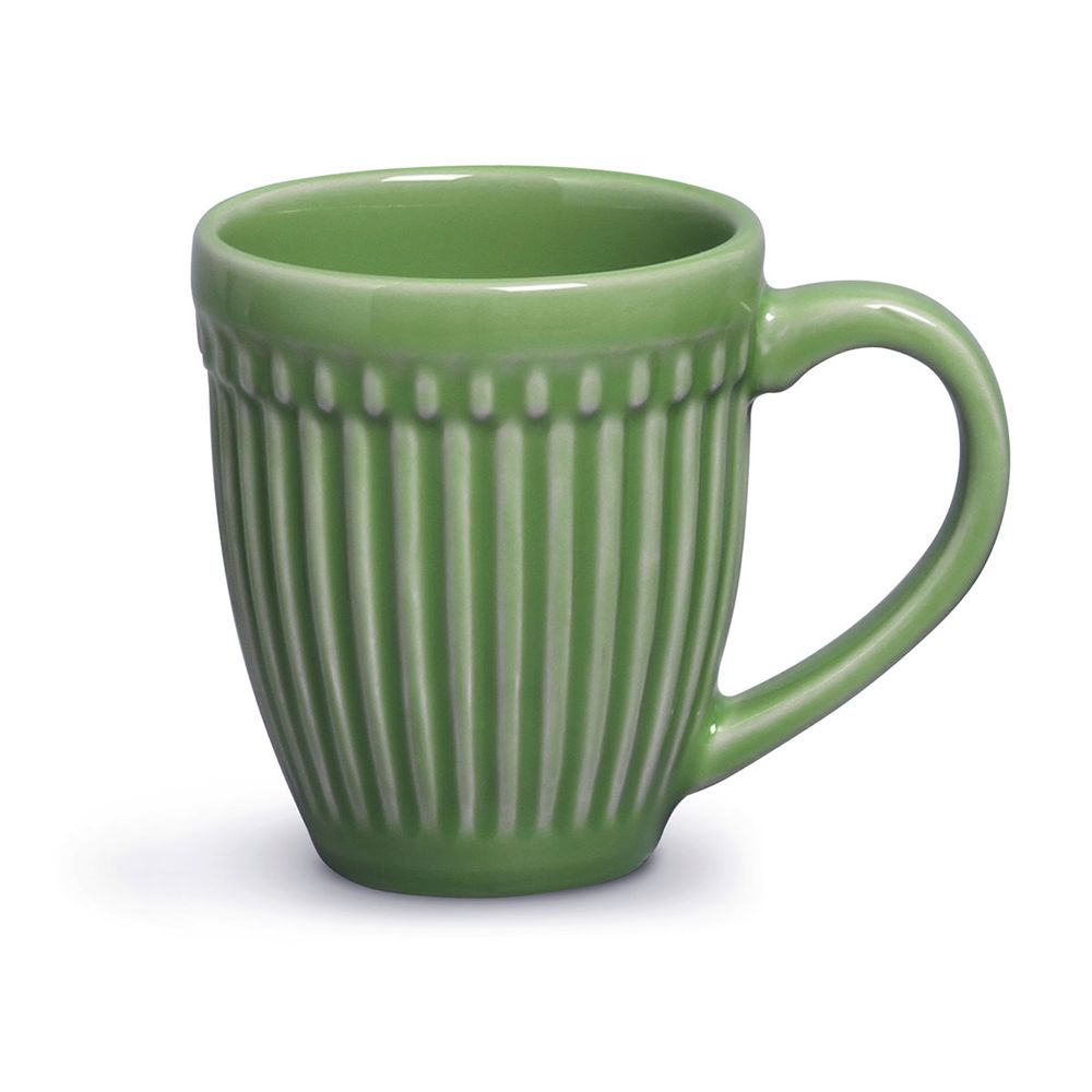 Caneca Roma Verde Salvia em Cerâmica - 343ml - Ela Decora