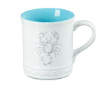 Caneca Seattle Zodíaco Escorpião Branca 400ml Le Creuset - Ela Decora