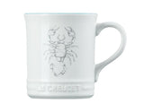 Caneca Seattle Zodíaco Escorpião Branca 400ml Le Creuset - Ela Decora