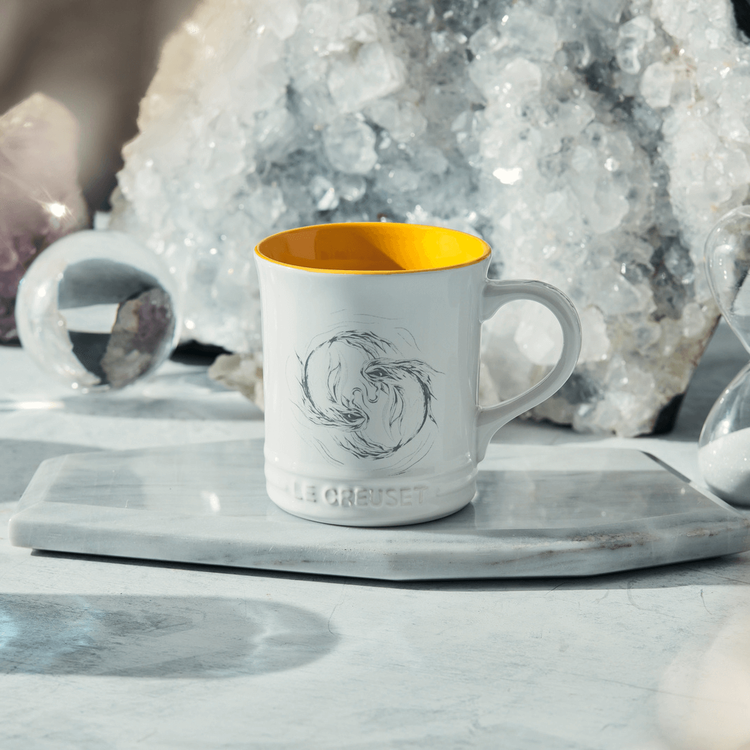 Caneca Seattle Zodíaco Peixes Branca 400ml Le Creuset - Ela Decora