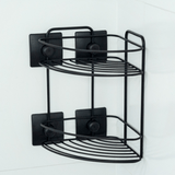 Cantoneira 2 Andares Dupla Face 3M Preto - Ela Decora