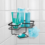 Cantoneira Saboneteira Preta 28,5cm - Ela Decora