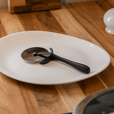 Cortador de Pizza Cabo Antiderrapante Chef Pro Preto 18,5cm