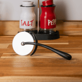 Cortador de Pizza Cabo Antiderrapante Chef Pro Preto 18,5cm