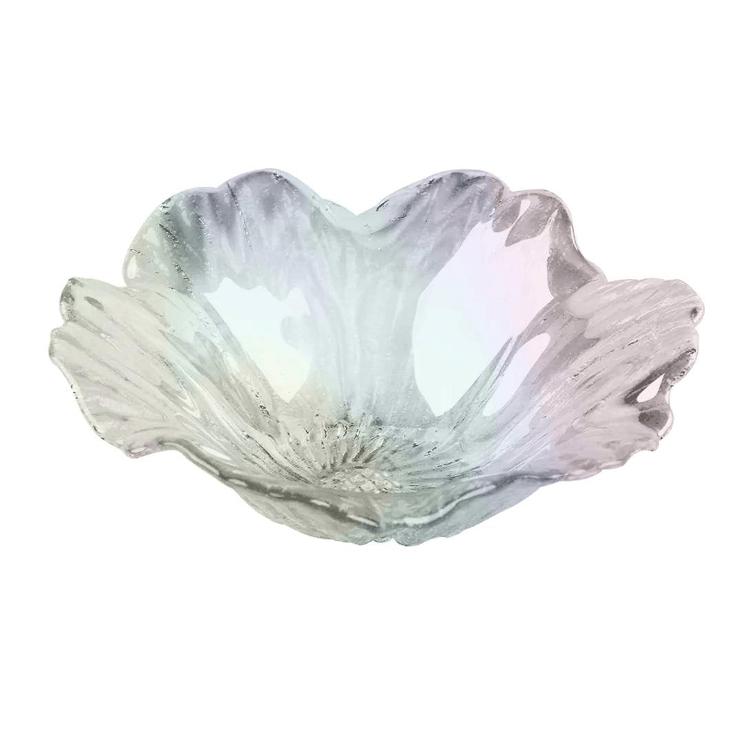 Centro de Mesa Flor em Vidro Furta Cor 15cm x 5cm - Ela Decora