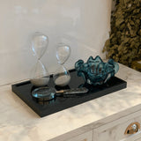 Centro de Mesa Murano Azul 21cm - Ela Decora