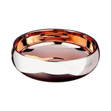 Centro De Mesa Rose Gold Em Vidro - 30 cm - Ela Decora