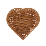 Cesta Coração Papel e Metal 26,5cm - Ela Decora