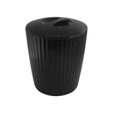 Cesto de Lixo Lixeira Groove Preta 5 Litros - Ela Decora