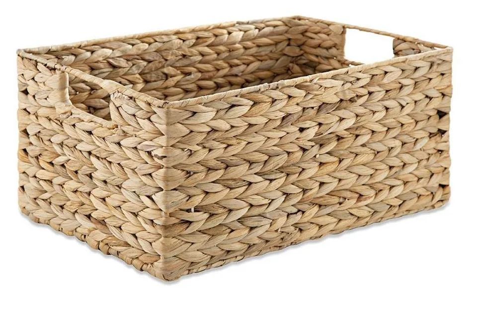 Cesto em Fibra Natural G 43,5 cm - Ela Decora