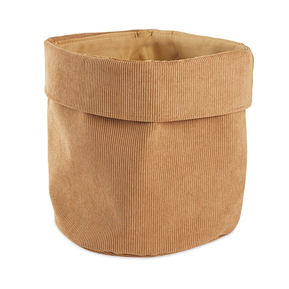 Cesto em Veludo 33cm - Ela Decora