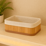 Cesto Organizador de Bambu 29cm