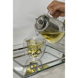 Chaleira de Vidro Borossilcato com Infusor em Aço Inox 750ml - Ela Decora