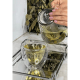 Chaleira de Vidro Borossilcato com Infusor em Aço Inox 750ml - Ela Decora