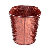 Champanheira em Ferro Galvanizado com Relevo Bronze 3 Litros 26cm x 15cm x 14cm - Ela Decora