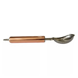 Colher de Pegar Sorvete Pegador Sobremesa Cozinha Aço Inox Rose Gold Cook Style - 17,5 cm - Ela Decora