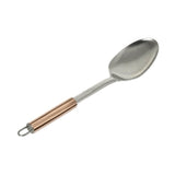 Colher Para Arroz Cozinha Aço Inox Rose Gold Cook Style - 31 cm - Ela Decora