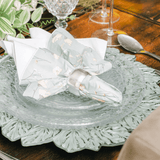 Conjunto 4 Anéis Para Guardanapo de Aço Niquelado Circle Prata 4,5cm - Ela Decora