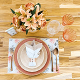 Conjunto 4 Anéis Para Guardanapos Metal Stars Rose Gold - Ela Decora