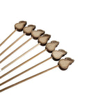 Conjunto de Palitos de Madeira Petiscos Frutas com 10 peças 10cm - Ela Decora