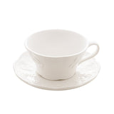 Conjunto para Chá 3 Peças de Porcelana New Bone Butterfly Flower - Ela Decora