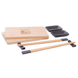 Conjunto para Sushi de Bambu Sapporo 8 Peças - Ela Decora