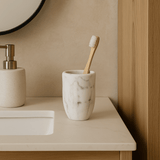 Copo Cachepot em Poliresina Mármore - Ela Decora