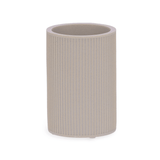 Copo Multiuso Porta Objetos em Polirresina Cinza 11,5cm - Ela Decora