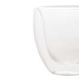 Copo para Café Coração Parede Dupla em Vidro Borossilicato 80ml - Ela Decora