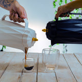 Copo para Café Parede Dupla em Vidro Borossilicato Transparente 70ml - Ela Decora