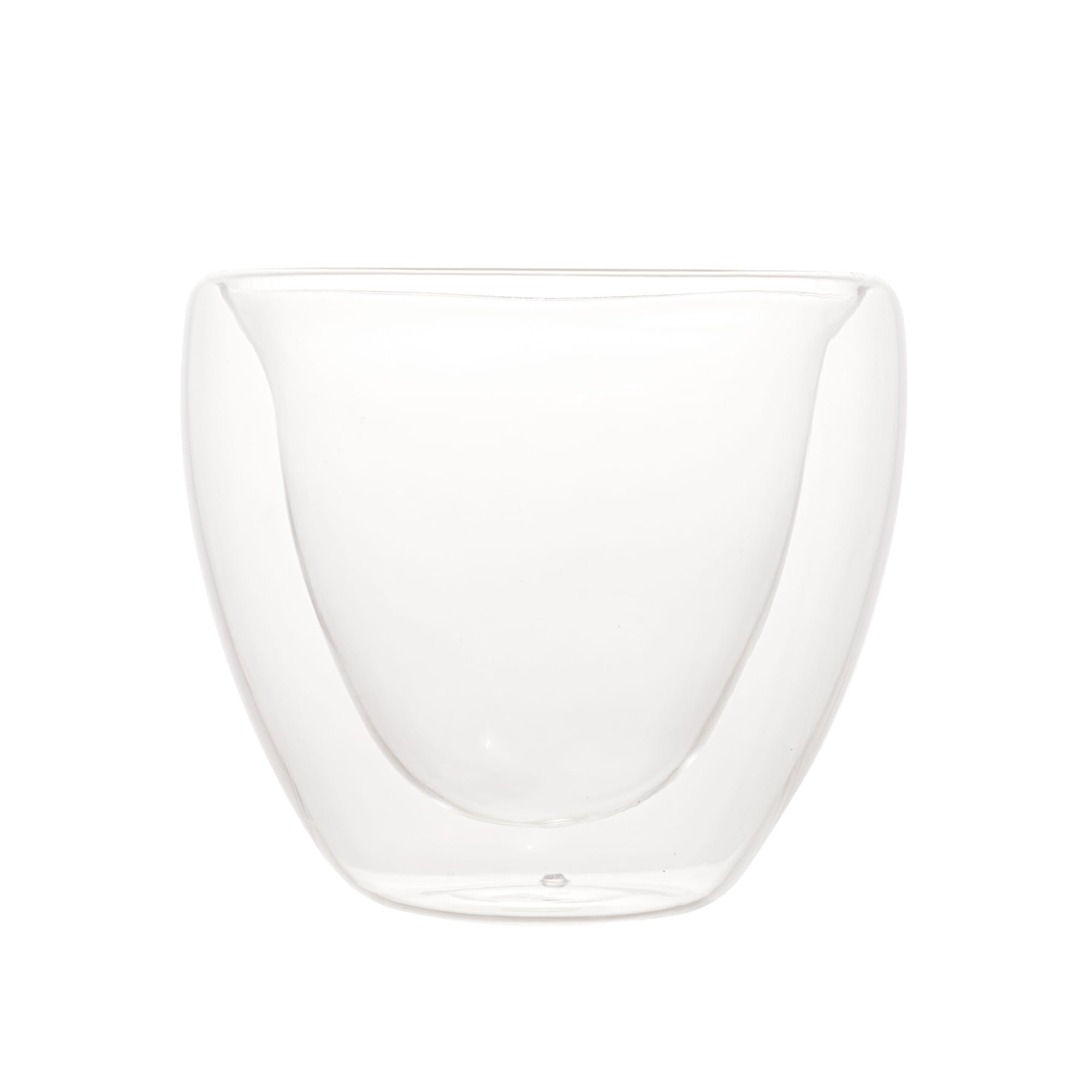 Copo para Chá Coração Parede Dupla em Vidro Borossilicato 230ml - Ela Decora