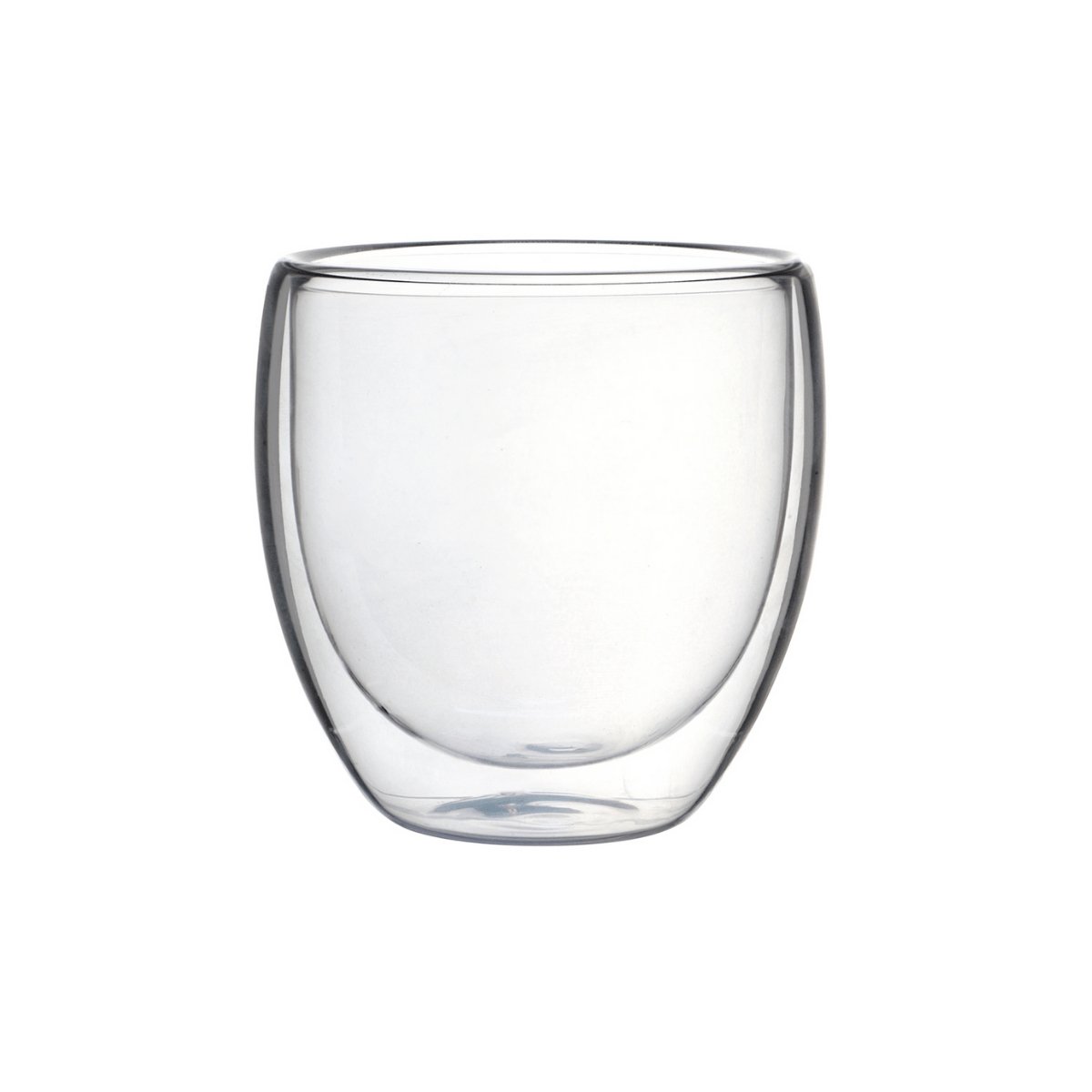 Copo Parede Dupla Chá Cappuccino em Vidro Borossilicato - 240ml - Ela Decora