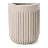 Copo Porta Escova Cimento Cinza 10cm - Ela Decora