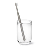 Copo Porta Escova de Dentes Junip Cerâmica Natural - Ela Decora