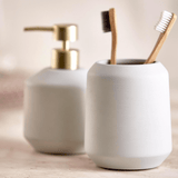 Copo Porta Escova Multiuso em Cimento - Ela Decora