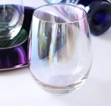 Copo Rainbow Vidro Furta Cor - 550 ml - Ela Decora