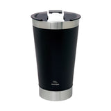 Copo Térmico com Tampa Inox Preto 500ml - Ela Decora