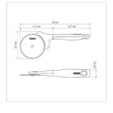 Cortador de Pizza em Aço Inox Verano Ônix Tramontina - Ela Decora